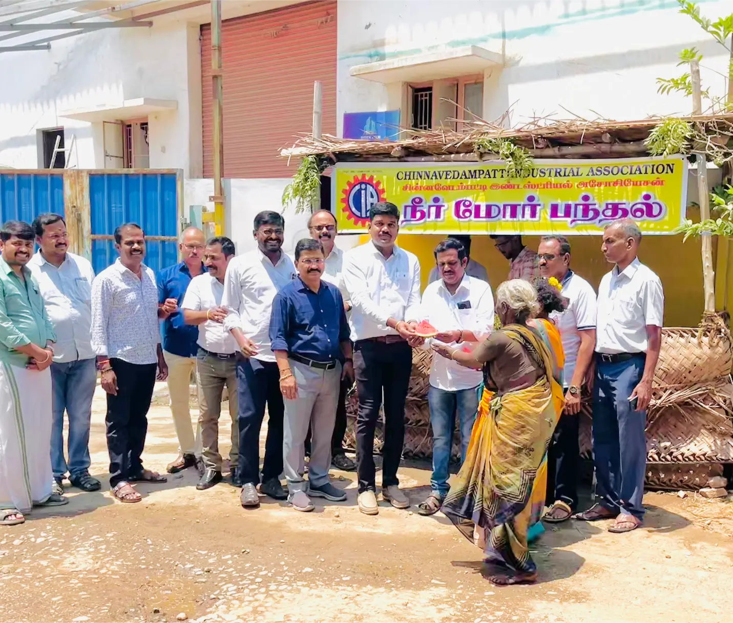 True services begin with caring for people. CIAs summer buttermilk distribution is a humble step towards community well-being